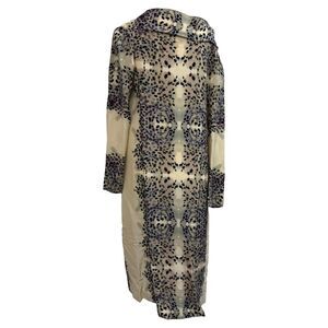 Roland Mouret Printed Midi Dress in Multicolor Wool